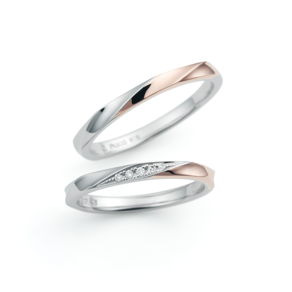 garden天王寺で10万円台で揃う結婚指輪CN-630 & CN-631