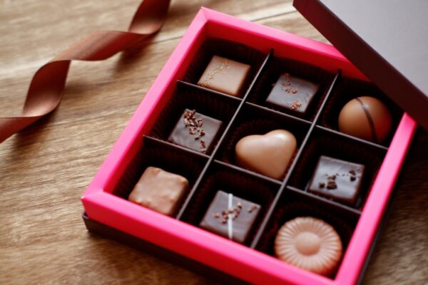 来場特典のチョコレート