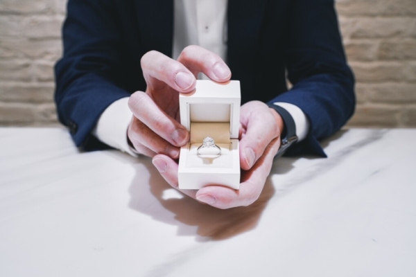 婚約指輪　サプライズプロポーズ　阿倍野区