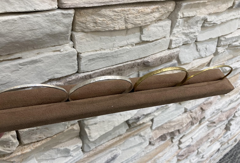 大阪・天王寺で人気の手作りバングル完成