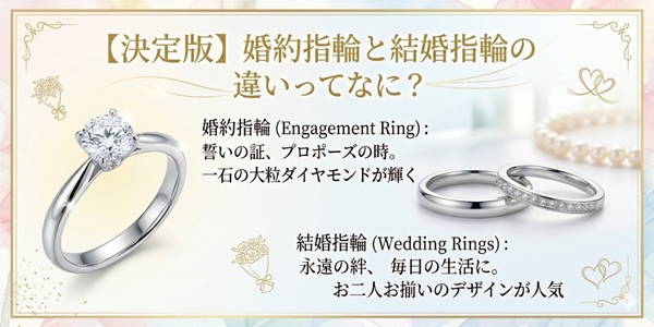 garden天王寺婚約指輪結婚指輪の違い②