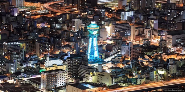大阪　天王寺　夜景　プロポーズ　プロポーズスポット　婚約指輪