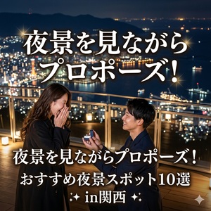 夜景を見ながらプロポーズ！おすすめ夜景スポット１０選in関西