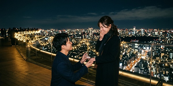 プロポーズ　失敗しないタイミング　大阪天王寺　婚約指輪