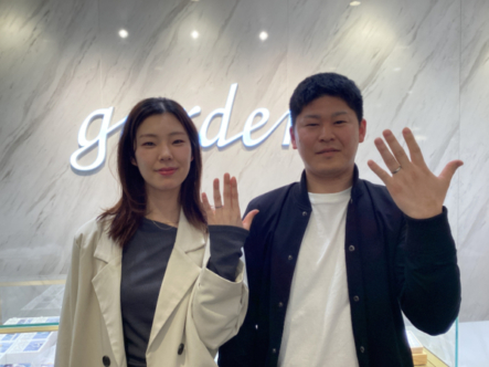 和歌山県御坊市・田辺市　FISCHER（フィッシャー）の結婚指輪をご成約いただきました　和歌山店でご成約のお客様