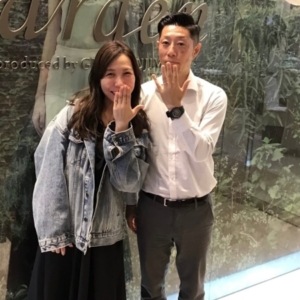 兵庫県三田市　FISCHERの結婚指輪をご成約頂きました 梅田店でご成約のお客様