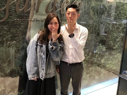 兵庫県三田市　FISCHERの結婚指輪をご成約頂きました 梅田店でご成約のお客様