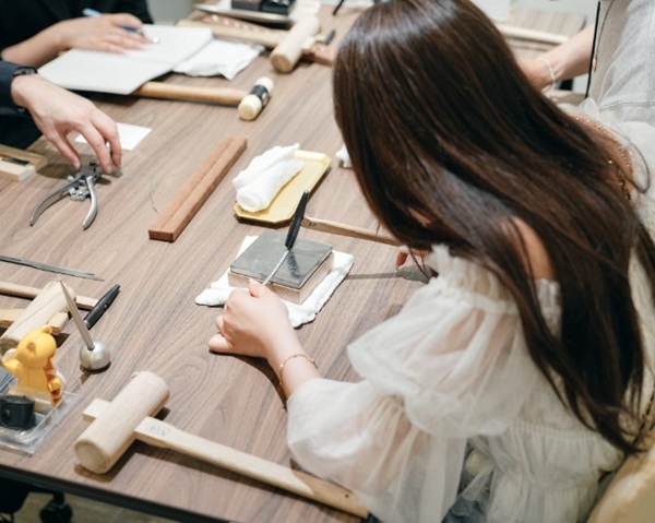 手作りバングル　加工