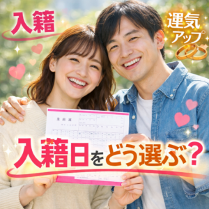 結婚後の運気は入籍日で変わる？姓名判断で見る「名字との相性」と最適な日選び