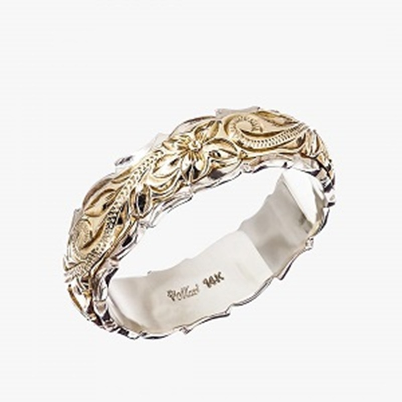 TWO-TONE Ring(ツートーンリング)6mm/4mm