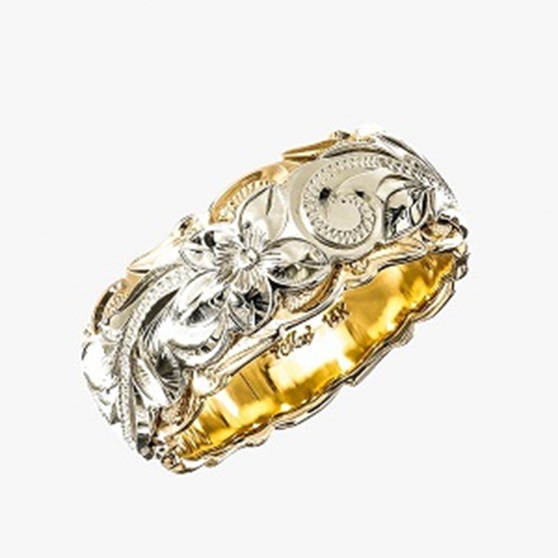 TWO-TONE Ring(ツートーンリング)8mm/6mm