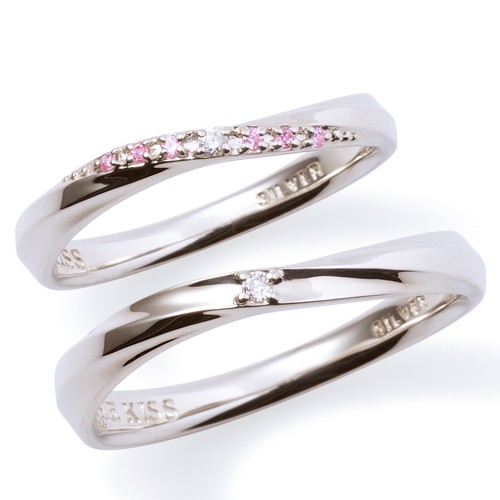 ペアリング　シルバー　SR1863DM－1864DM