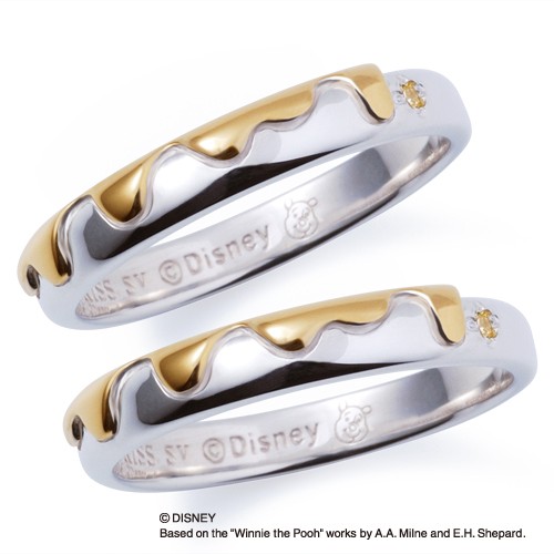 ペアリング　くまのプーさん　DI-SR703CB-P