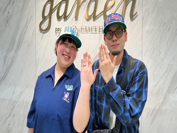 【大阪市・住之江区】TITANIOの結婚指輪をペアでご成約いただきました。