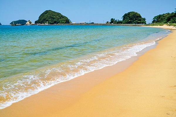竜宮浜海水浴場 海 プロポーズスポット