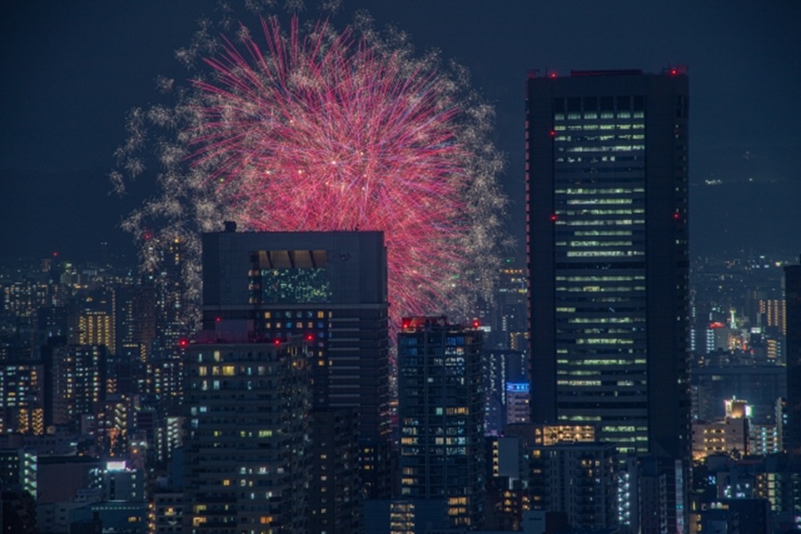 大阪でサプライズプロポーズにおすすめの花火大会 天神祭奉納花火