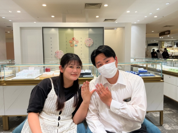 【大阪府・八尾市】Quand de Mariageの結婚指輪をペアでご成約いただきました。