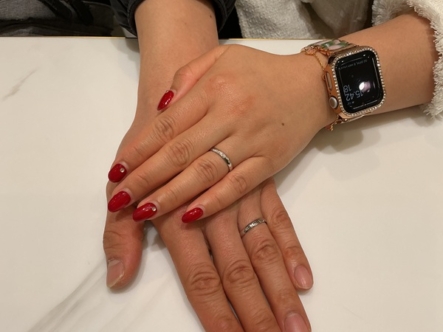 【大阪府・東大阪市】Pilot Bridalの結婚指輪をペアでご成約いただきました。