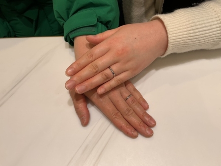 【大阪市・天王寺区】insembreの結婚指輪をペアでご成約いただきました。