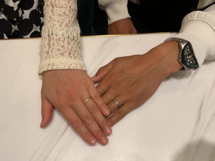 【大阪府・松原市】FISCHERの結婚指輪をペアでご成約いただきました。