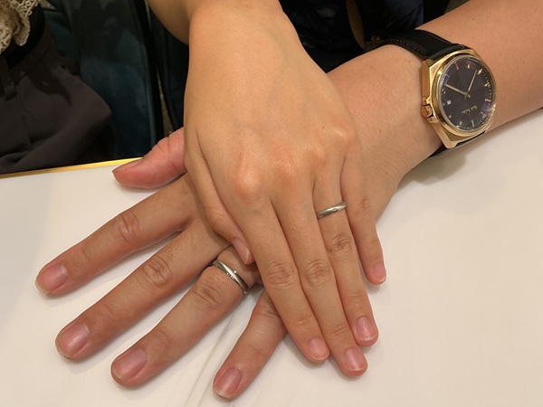 【和歌山県・和歌山市】FISCHERの結婚指輪をペアでご成約いただきました。
