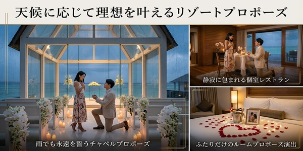 宮古島　沖縄　プロポーズ　サプライズプロポーズ　婚約指輪　エンゲージリング