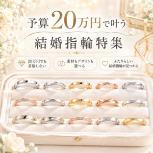 予算20万円結婚指輪