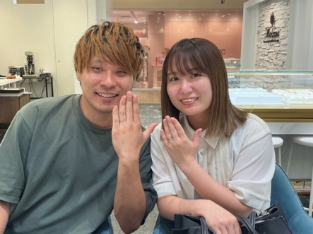 【大阪府・摂津市】FISCHERの結婚指輪をペアでご成約いただきました。