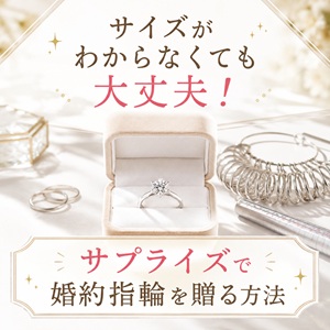 サイズがわからなくてもプロポーズ